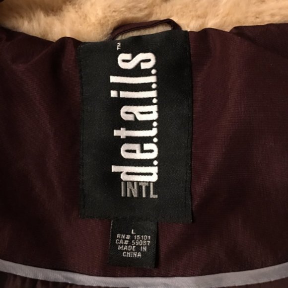 d.e.t.a.i.l.s Sherpa-Lined Convertible Collar Coat - Picture 6 of 9